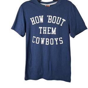 Nike NFL How About Them Cowboys Short Sleeve T- Shirt Small Blue White